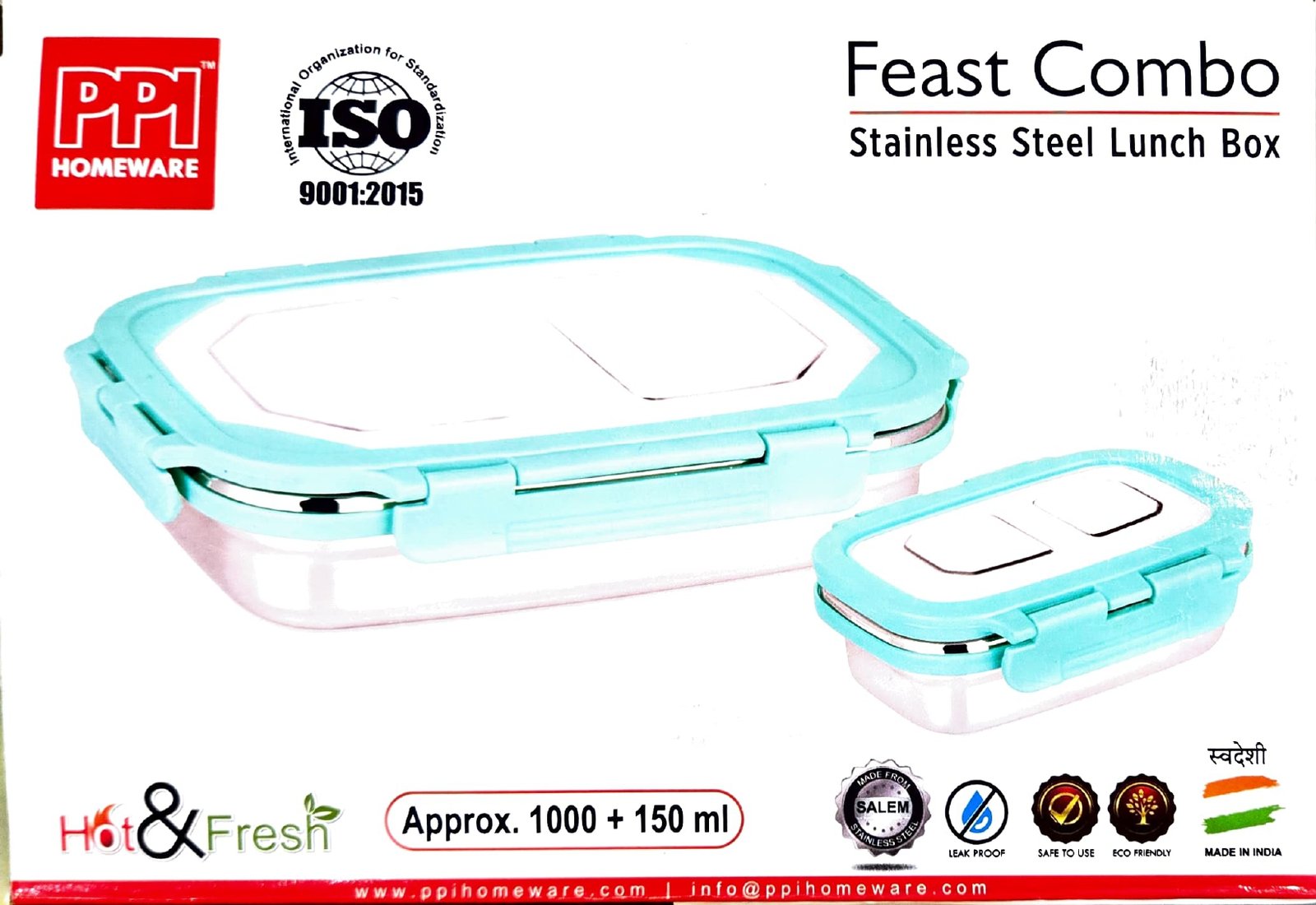 Feast Combo , Stainless Steel Lunch Box